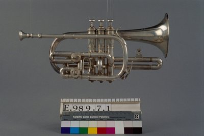 Cornet à pistons en ut, si bémol, la