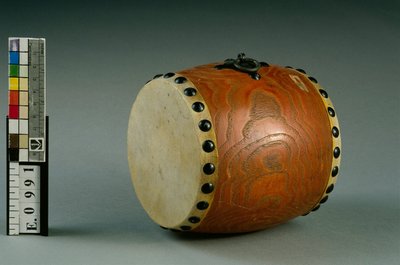 Tambour en tonnelet à 2 faces