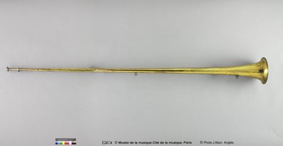 Trompette de parade en ré ou en mi bémol dite des cendres de Napoléon