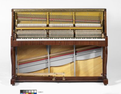 Piano droit métamorfoséador