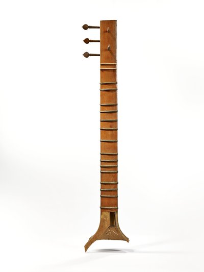Manche de luth "sitar" ("bharata vina")
