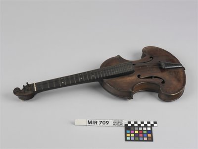 Violinförmige Streichzither