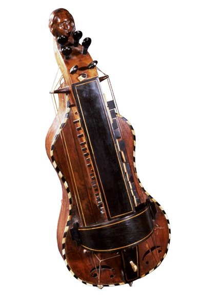 Vielle à roue forme guitare