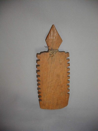 Harpe-luth "Kora" (fragment : chevalet)