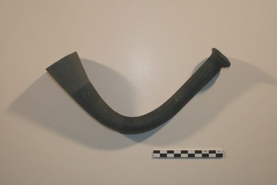 Trompe en terre cuite
