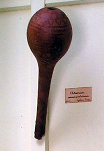 Hochet en courge "Adencou"
