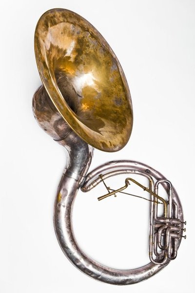 Sousaphone. Nominal pitch: E?.