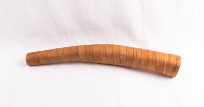 Birch-bark horn.