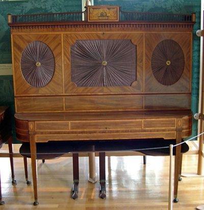 Upright pianoforte