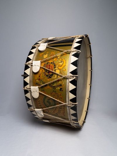 Military bass drum
