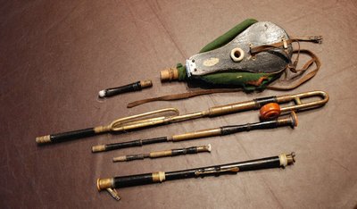 Set of uilleann pipes