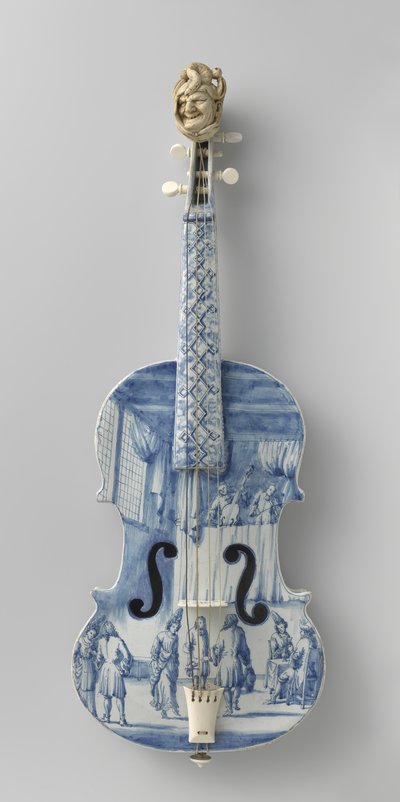 Viool van faïence